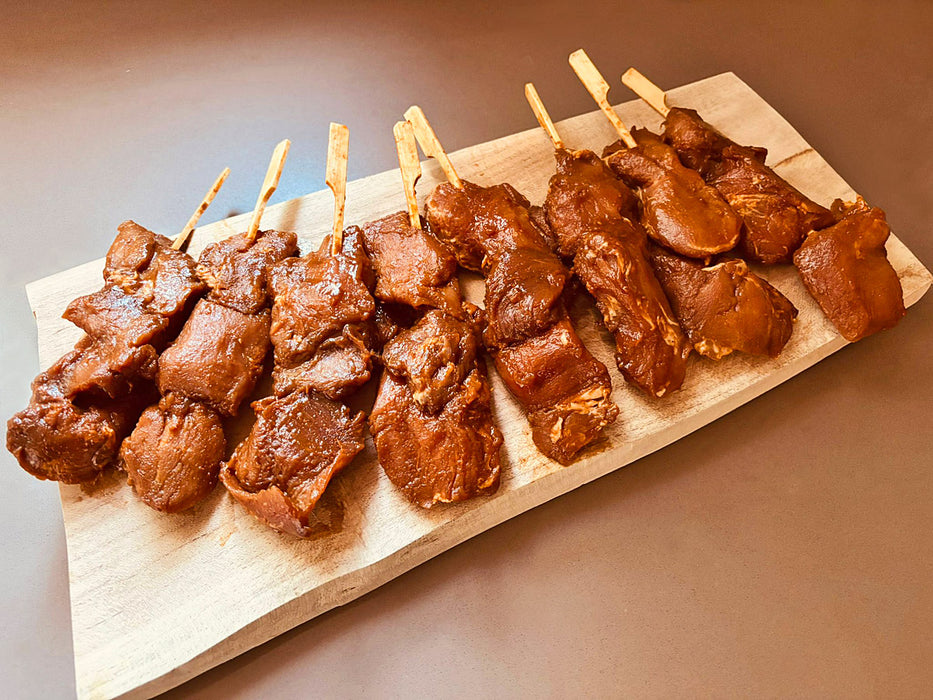 Varkenshaas saté - Saté Babi