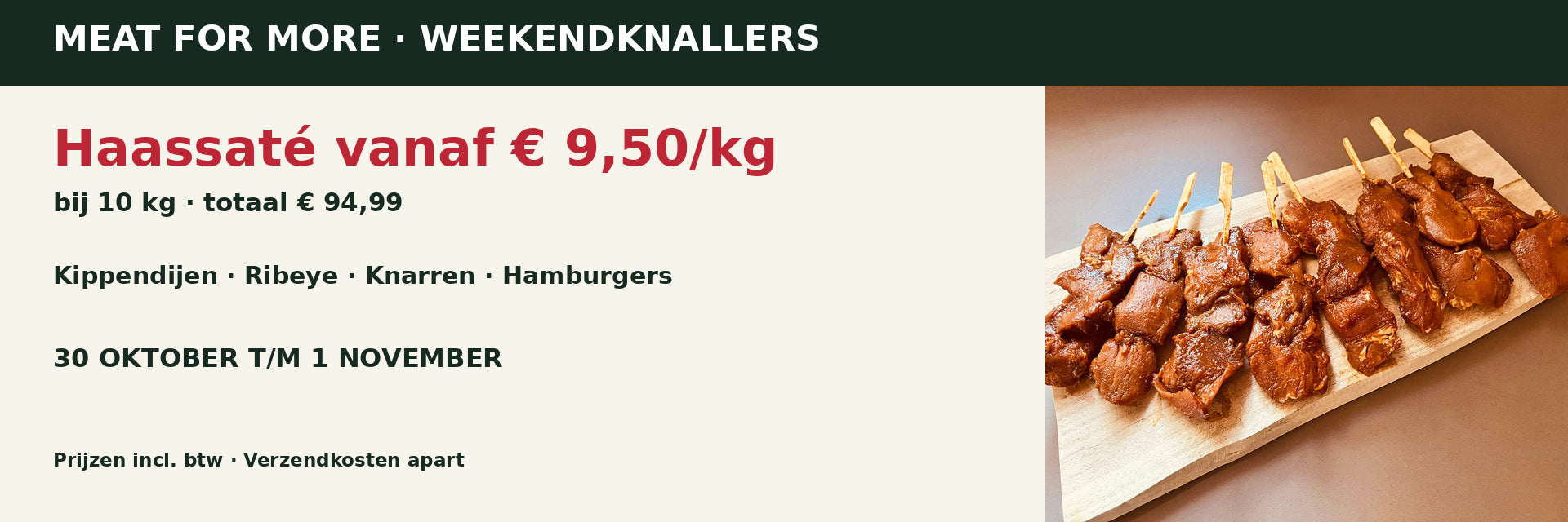 Meat For More weekendactie 30 oktober t/m 1 november 2026 — mfm_weekend_30okt_website_banner_desktop.jpg